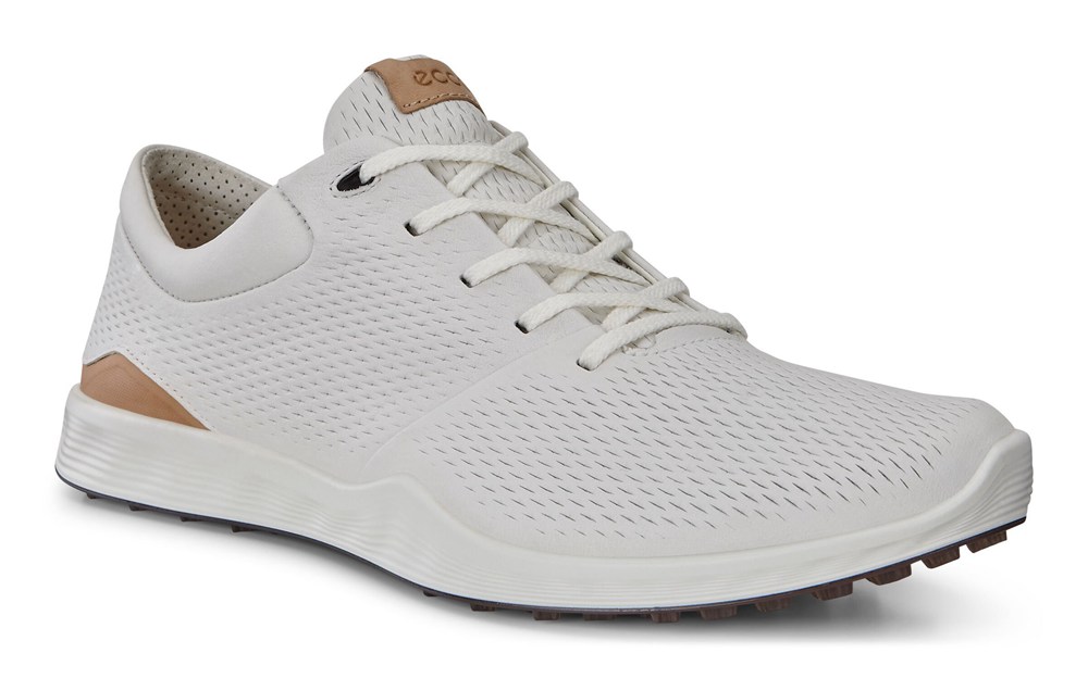 ECCO Mens Golf Shoes White - S-Lite - IMZ-190832